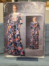 VOGUE V1735 MISSES DRESS PATTERN SIZES L, XL, XXL UNCUT & FACTORY FOLDED