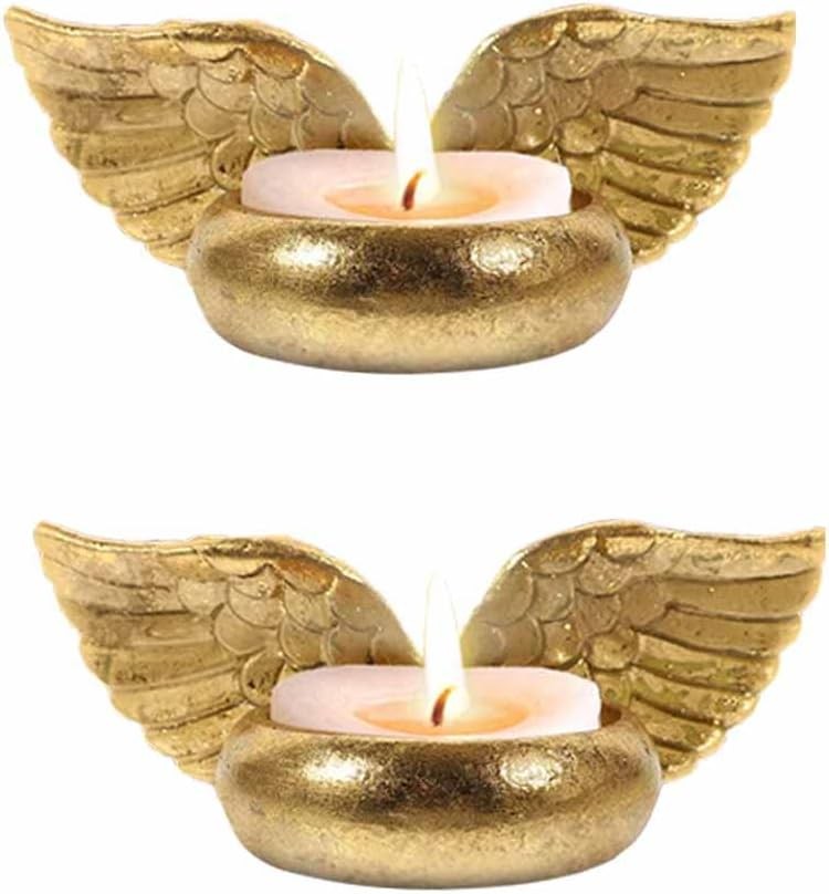 , 2 Pack Prayer Candle Holder For Christening