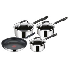 Tefal Quick and Easy Stainless Steel 4-Piece Non-Stick Induction Cookware Set