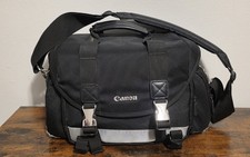 Canon Deluxe Bag   Digital Camera Gear   Large Padded Case   Black Bag Photog