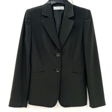 Tahari Green Patterned Blazer Women s Sz 6