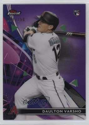 2021 Topps Finest Purple Refractor 29/250 Daulton Varsho #20 Rookie RC 4r7
