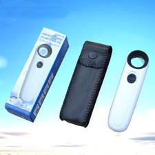 Microscope High Power 40x Light Magnifying Glass Handheld Magnifier With LED