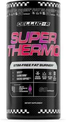Cellucor Super Thermo  Stim-Free Fat Burner | Thermogenic, Appetite, and Gluco