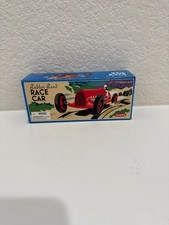 Schylling Rubber Band Race Car Vintage Style Red Racer Toy with Box