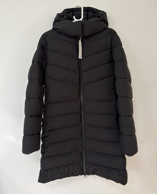 Damen Mango MNG Anorak schwarz 3/4 Länge Puffer Mantel Größe Large Artikel 170/92A