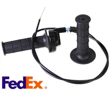 Motorcycle Pit Dirt Bike ATV 7/8" Handlebar Hand Grips Throttle Cable Assembly