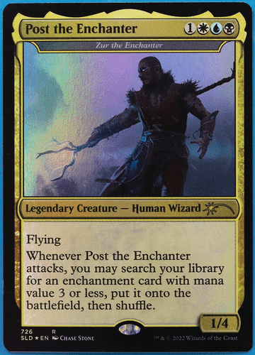 Post the Enchanter Zur the Enchanter (Secret Lair Promo) FOIL PLD CARD (497914)