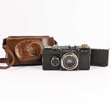 Zeiss Ikon Contax I black film camera. Zeiss Jena Tessar 2.8/5cm SHP 311128