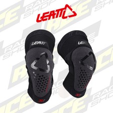 ADULT LEATT MX KNEE GUARD 3DF 5.0 EVO BLACK PAIR MOTOCROSS ENDURO