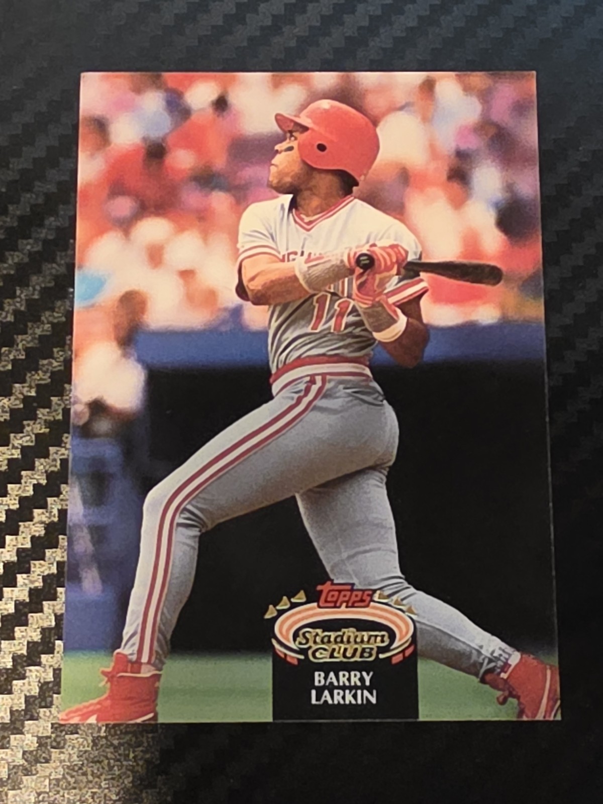 1992 Topps Stadium Club - Barry Larkin #100 Cincinnati Reds 