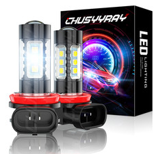 LED Headlight Kit H11 6000K White Fog Light Bulbs for NISSAN Frontier 1998-2019