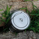 900ml Titanium Pot Titanium Cup Drinking Cups Reusable Round Camping Water Mug