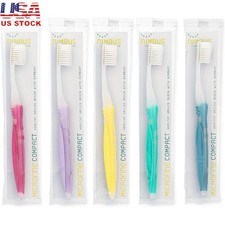 Extra Soft Toothbrush Sensitive Gums  Teeth Periodontist Approved 5-Pack New