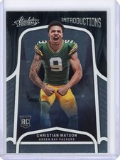 2022 ABSOLUTE RC CHRISTIAN WATSON INTRODUCTIONS PACKERS AS SHOWN FLAT $1 SHIP
