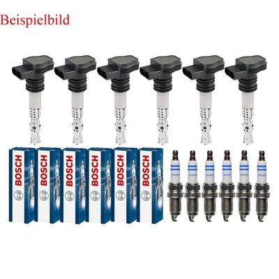 6x Oyodo Zündspulen + BOSCH Zündkerzen für BMW 5er E39 3er Cabriolet E36 Land