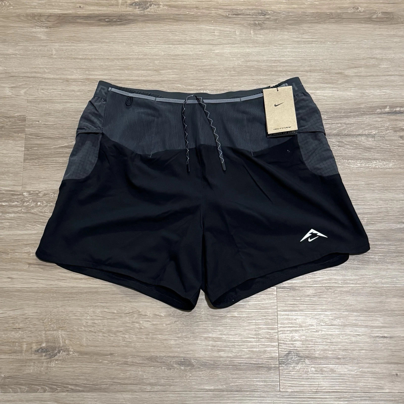 NIKE Trail ACG Second Sunrise 5” Lined Running Shorts Men’s M Black HJ3572-010