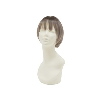 Priscilla Hat Wig Fit Round Mash BO-14 Wig TDMT/Heat Resistant Dusty Milk