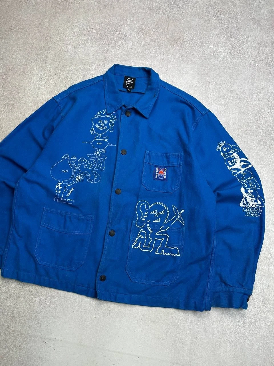 BRAIN DEAD CHORE BLUE HEAVY JACKET L  image 2