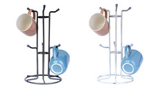  Mug Tree Mugs Holder 6 Hooks Sturdy Cup Holder Kitchen Accessories Anti-Slip 