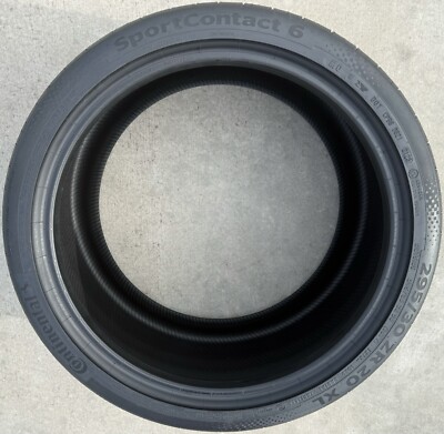 TWO BRAND NEW 295/30ZR20 101Y Continental SportContact 6 Tires