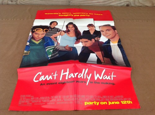 1998 Can't Hardly Wait Original Movie House Full Sheet Poster 