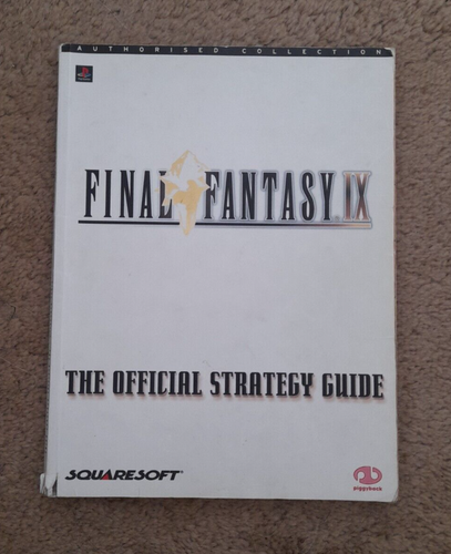 Final Fantasy IX FF9 The Offical Strategy Guide Game Book Piggyback ...