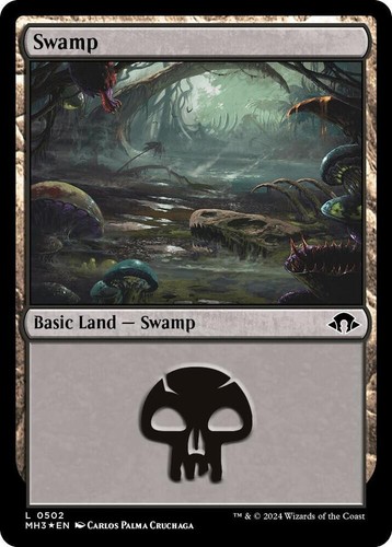 FOIL JAPANESE SWAMP (486) X4 Modern Horizons 2 Magic MTG MINT CARD