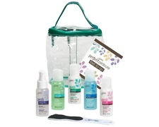 Gena Feet-To-Go Travel Kit / 6 Piece with Clear Tote Bag