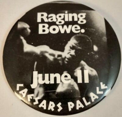Riddick Bowe vs Buster Mathis Caesars Palace Casino Las Vegas Boxing Button