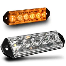 2PC LAMPHUS PlanarFlash PFLH06 Ultra Flat LED light head - AMBER / AMBER