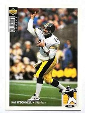 NEIL O'DONNELL Pittsburgh Steelers 1994 Upper Deck Collector's Choice Card #66