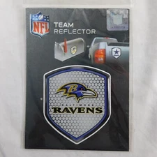 Team Promark- NFL Baltimore Ravens Team Reflector Shield Decal 3 1/2" x 3"