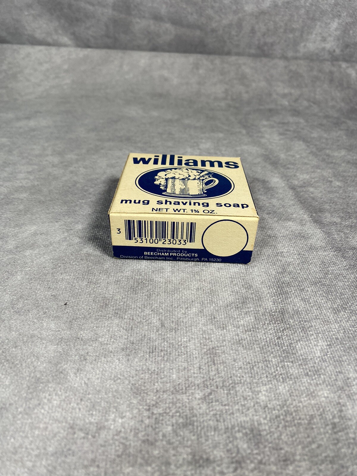 NIB Williams Mug Shaving Soap1.75 oz Grelly USA