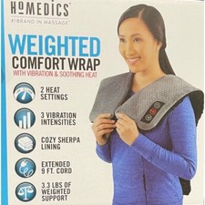 HoMedics Heated Massage Wrap With Tension Relieving Vibration for sale  online