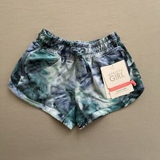 Athleta Girl All Play Shorts 6 Size XS 3" Inseam Athletic Solarize Blue NEW