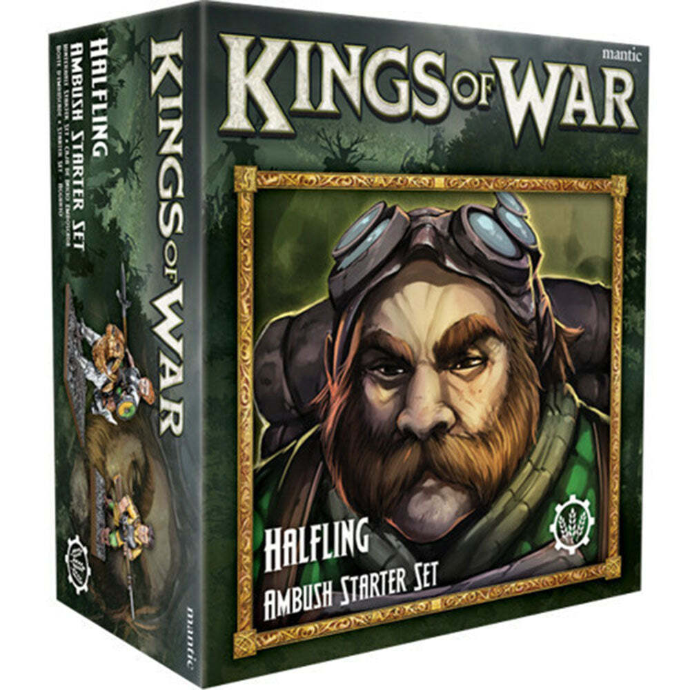 Set iniziale di Kings of War Halfling Ambush di qualità premium originale Mantic