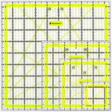 Acrylic Quilting Rulers Combo Pack of 4 Quilter's Ruler - (9.5", 6", 4.5", 2.5")