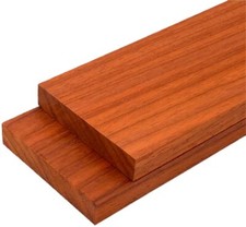 Padauk Lumber Board - 3/4" x 4" 2 pcs 