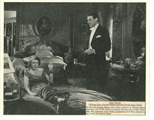 Vintage 8x10 Paper Photo Lilly Turner 1933 film Ruth Chatterton George Brent