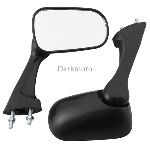 Black Rear Review Plane Mirrors For Honda CBR250 RR CBR400 VFR400 NC30 Motorycle - Picture 12 of 12