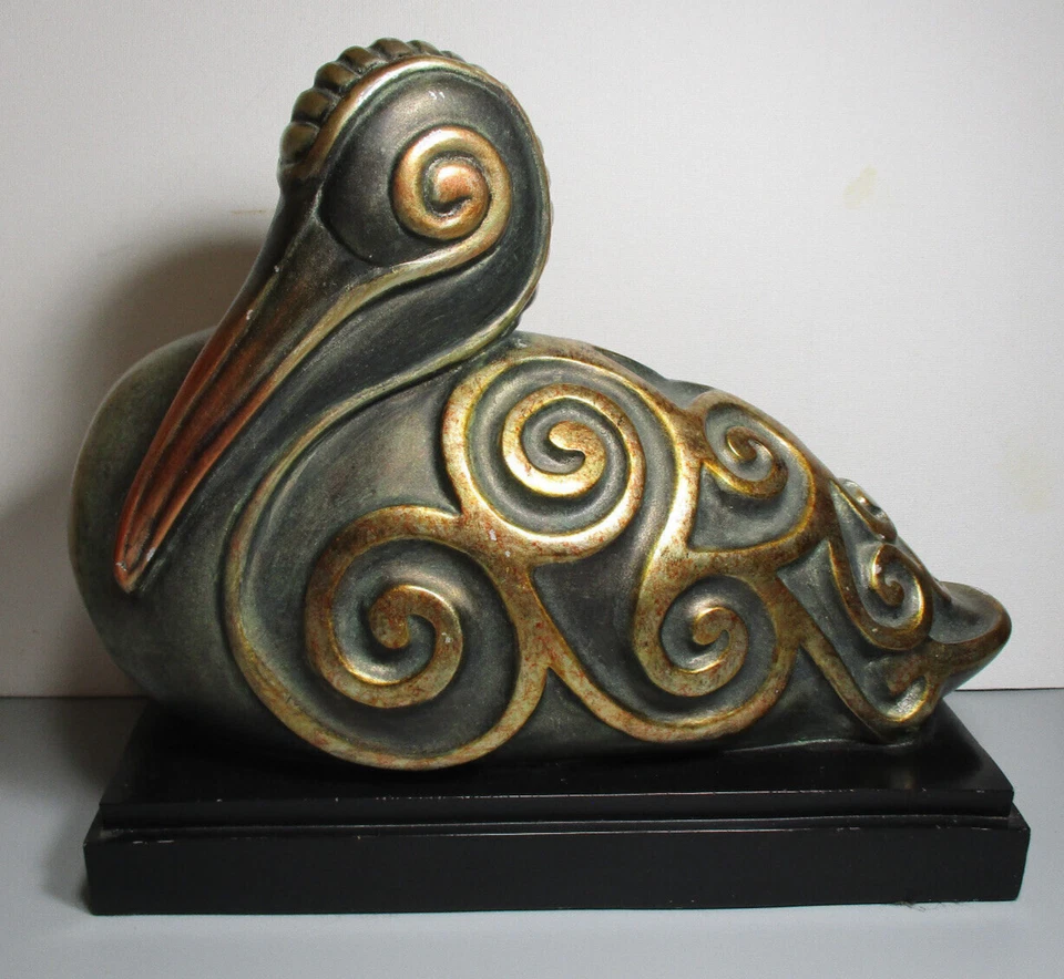 Estatua de cigüeña en reposo modelo descatalogado 19052 colección Billy Moon Foto 2 de 4