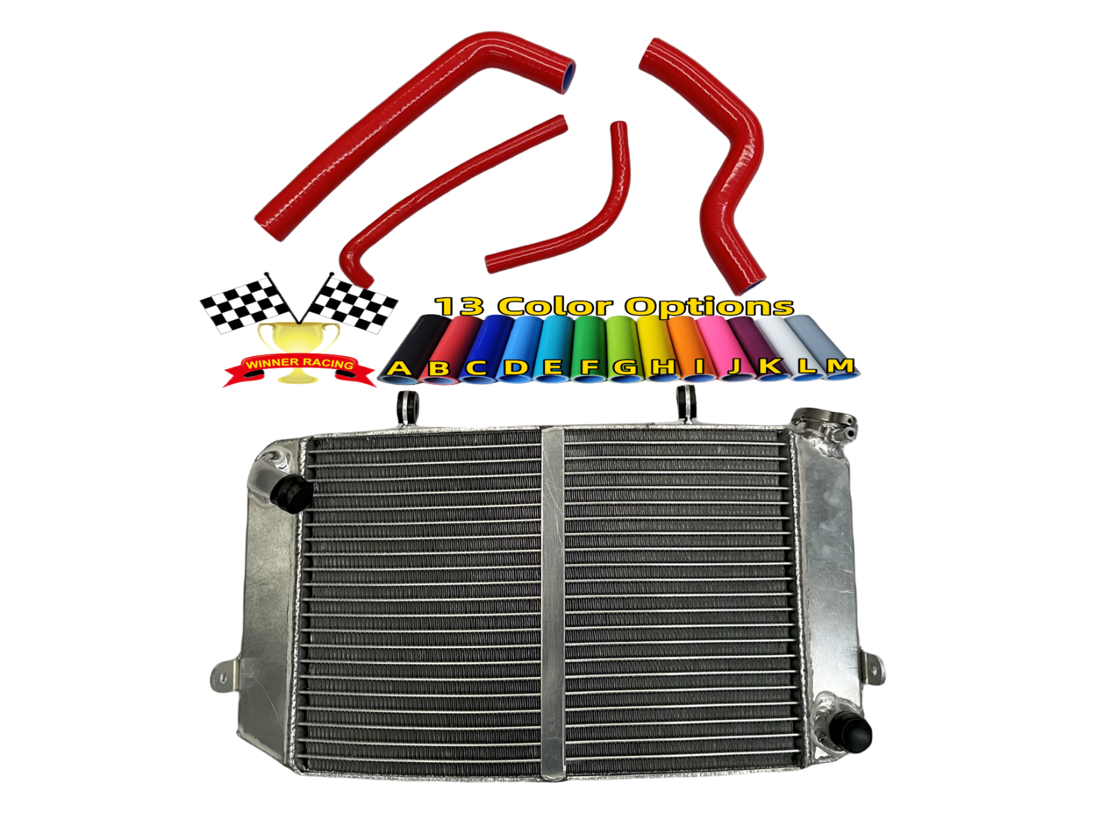 For Kawasaki KX80 KX 80 1986 1987 1988 Aluminum Radiator - Image 10
