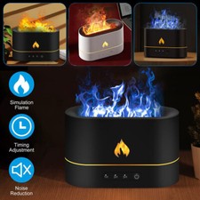 3D Flame Mist Home Decor Air Humidifier Essen...
