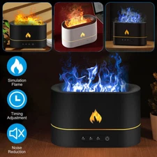 3D Flame Mist Home Decor Air Humidifier Essential Oil Aroma Diffuser USB 250ml