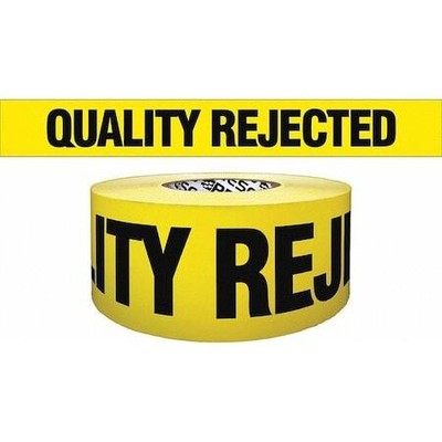 Zoro Select B3104y1836-200 Barricade Tape,Yellow/Black,1000Ft X 3In