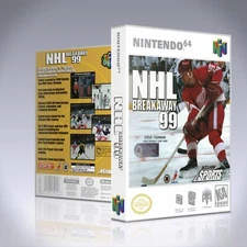Nintendo 64 Case - NO GAME - NHL Breakaway 99