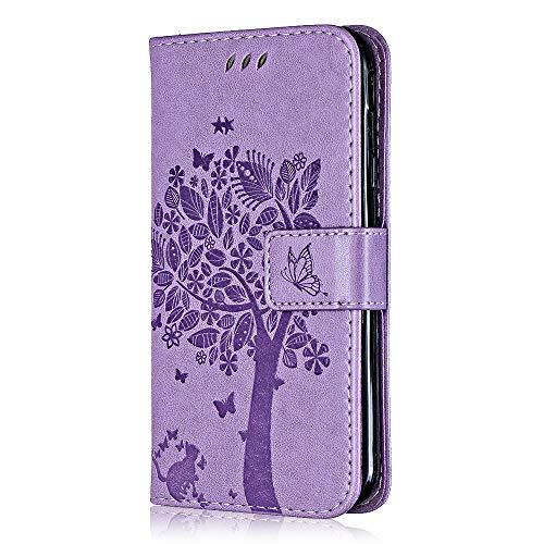 Conber Cover per Huawei P8 Lite 2017, Custodia in Pelle PU con Interno (b4d)