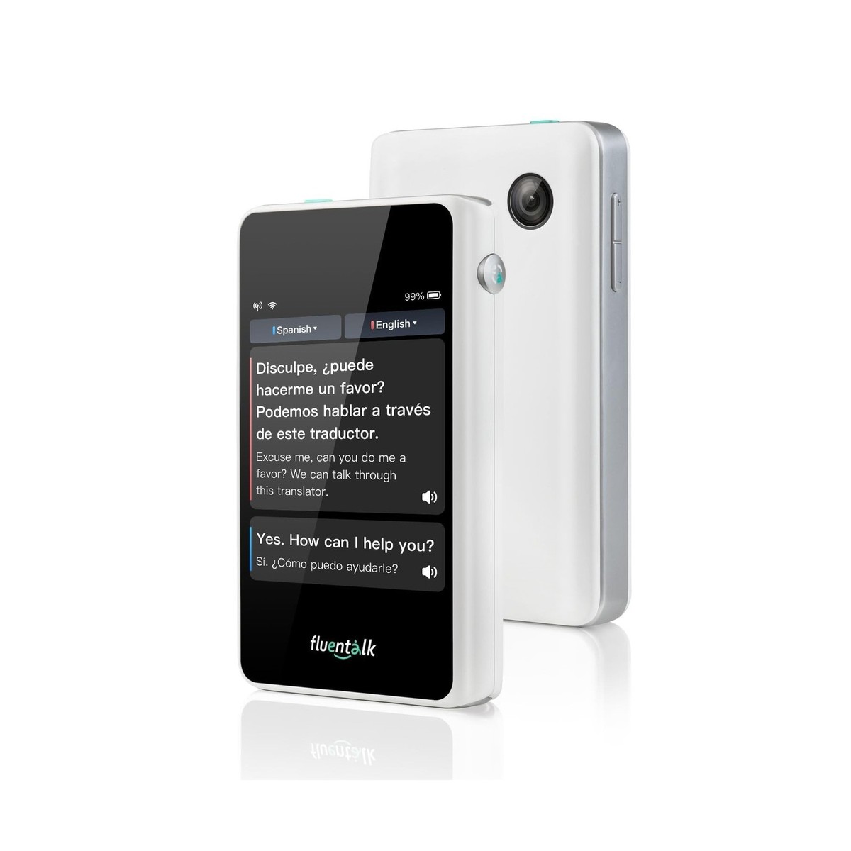 Fluentalk by Timekettle, T1 Mini Translator Device No WiFi Needed