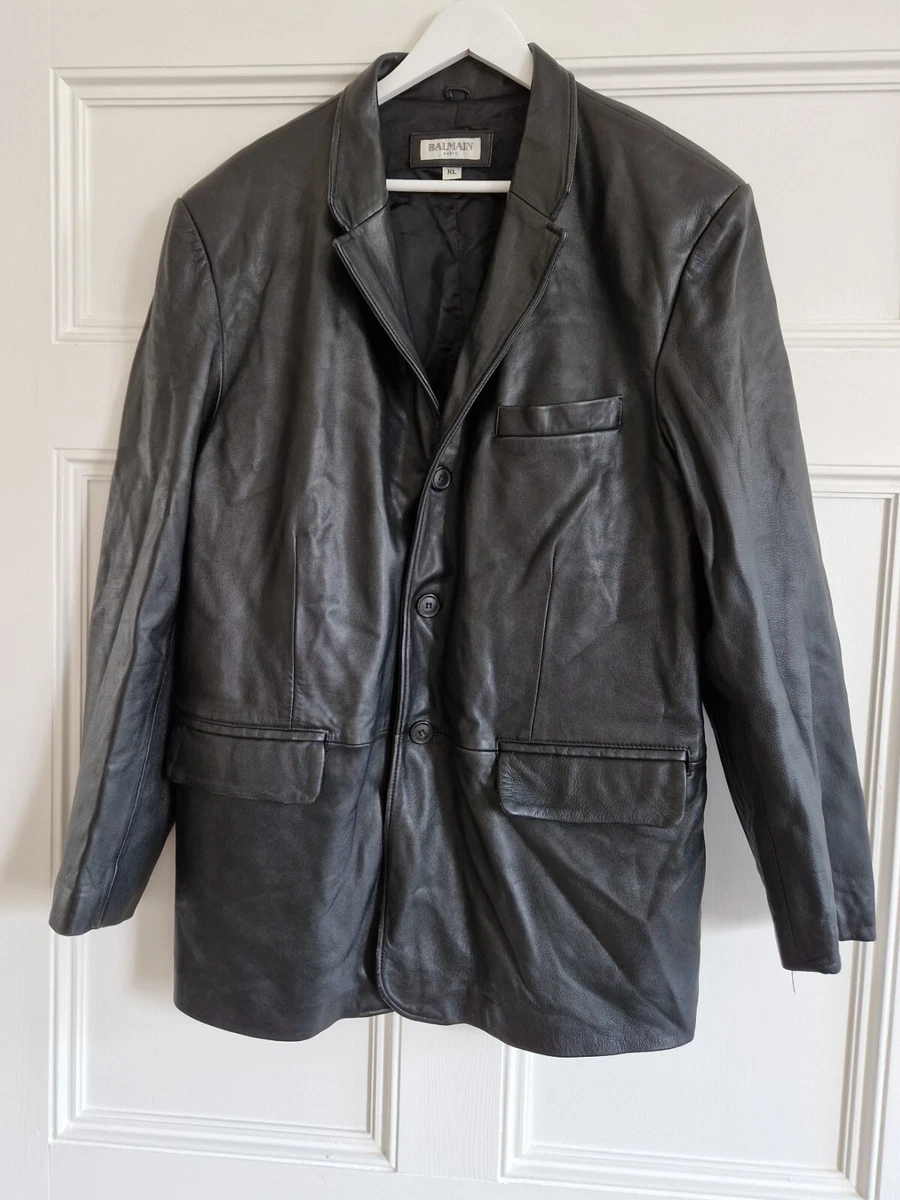 Balmain coat mens sale